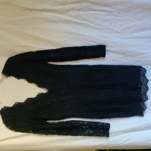 Black lace dress